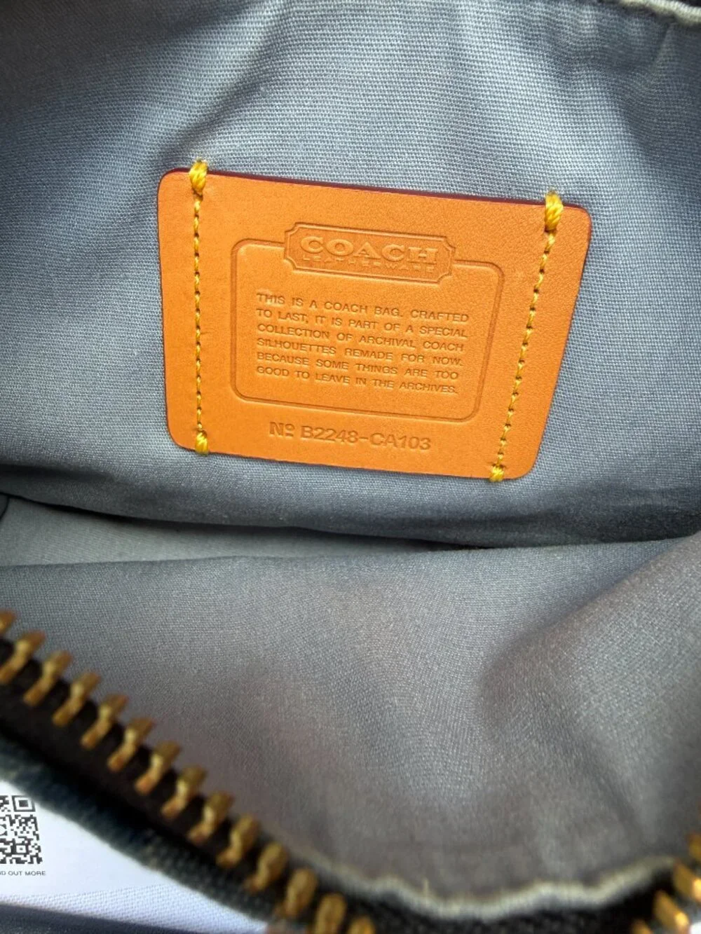 Coach Denim Swinger Bag